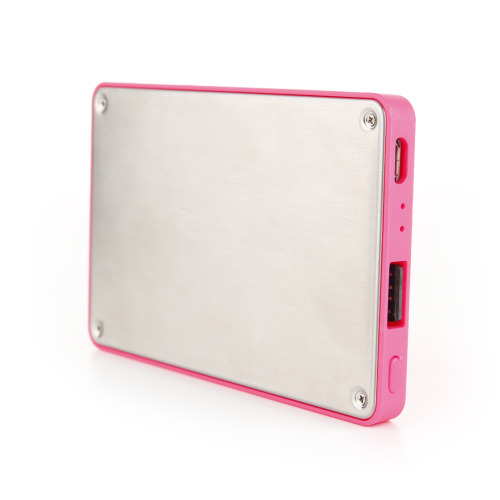 Mini Power Bank w kształcie koperty Różowy EG 027411 2500 (3)