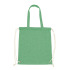 Worek ze sznurkiem i torba na zakupy z bawełny z recyklingu, 2 w 1 | Jamarion Zielony V2149-06 (5) thumbnail