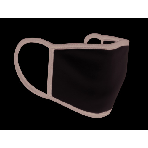 Trzywarstwowa maseczka poliestru  MF3003 Czarny MF3003-03 (1)