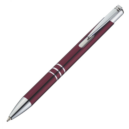 Długopis metalowy ASCOT bordowy 333902 