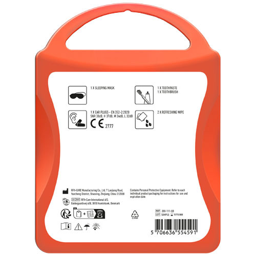 MyKit Zestaw Podróżny - Na pokładzie Przezroczysty czerwony 1Z251204 (4)