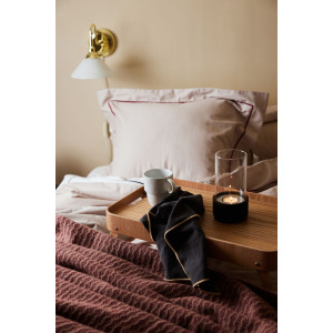 CARL ZESTAW POŚCIELI,  BEŻOWY/BORDOWY