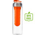 Bidon, butelka sportowa 650 ml z pojemnikiem na lód lub owoce pomarańczowy V9868-07 (1) thumbnail