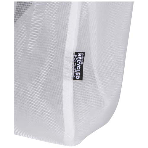 Mesh torba na zakupy 23 l z recyklingu z certyfikatem GRS Biały 13013801 (4)
