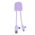 Kabel do ładowania Xoopar ICE-B Multi Liliowy LT41025-N0071 (1) thumbnail