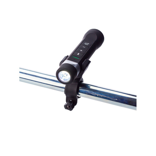 Wielofunkcyjna latarka LED, głośnik bezprzewodowy, power bank Czarny V7267-03 (4)