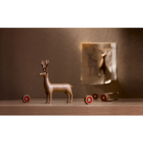 Magnes Deer brązowy Brązowy QL10175-BN (5)