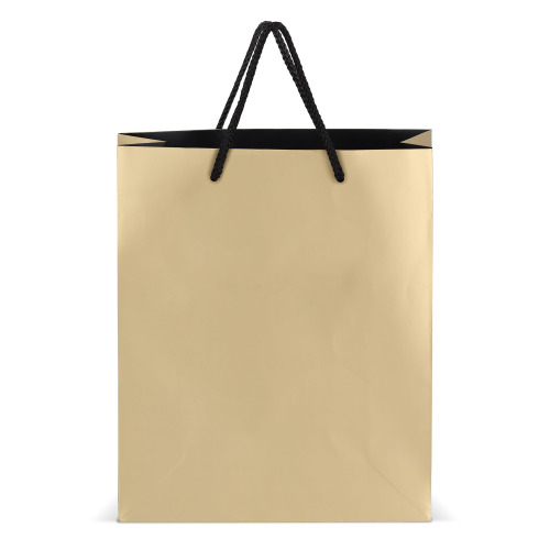 Papierowa torba prezentowa 24 x 10 x 30 cm 200 g/m² Złoty LT91516-N0006 (1)