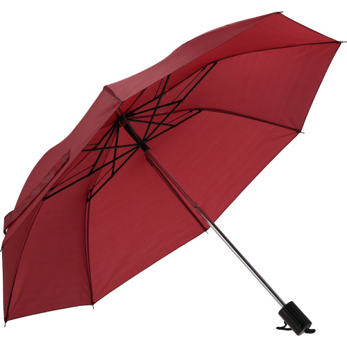 Parasol manualny Ø81 cm LILLE Bordowy 518802 (1)