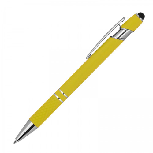 Długopis aluminiowy touch pen HERMANN żółty 1368908 (2)