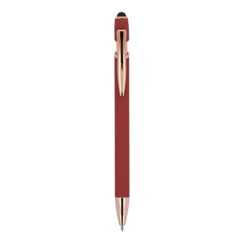 Ballpen Paris Deluxe Metal Rubberised Ciemnoczerwony LT87783-N0020 (3)