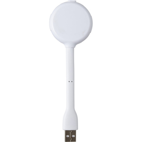 Lampka USB, hub USB biały V3574-02 (1)