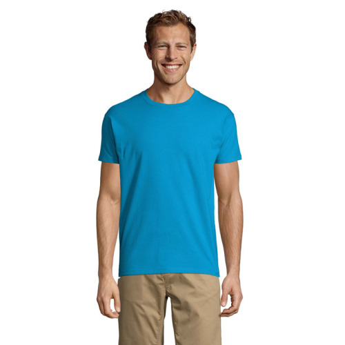 IMPERIAL Męski T-SHIRT 190g Aqua S11500-AQ-XS 