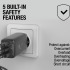 Fresh 'n Rebel ładowarka do laptopa 67W GaN USB-C i USB-A Ciemnoszary LT49750-N0060 (10) thumbnail