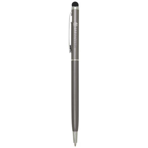 Ore aluminium ballpoint pen with stylus Tytanowy 10625682 (1)