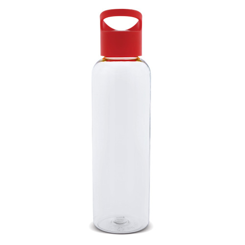 Butelka Loop transparent R-PET 600ml Transparentny / czerwony LT98744-N0421 (2)