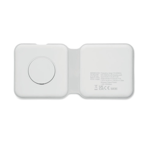 Składana ładowarka 2 w 1 o mocy 15 Bialy MO2445-06 (6)