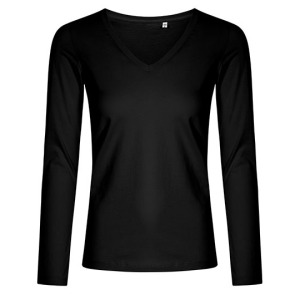 T-shirt Damski Slim Fit Bawełna Czesana