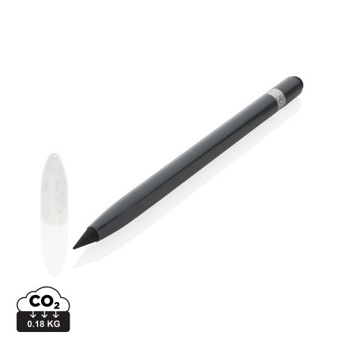 Aluminiowy ołówek z gumką szary P611.122 (6)