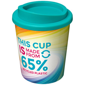 Brite-Americano® Eco izolowany kubek o pojemności 250 ml Błękitny