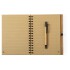 Bambusowy notatnik B7, długopis brązowy V0206-16 (3) thumbnail