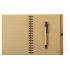 Bambusowy notatnik B7, długopis brązowy V0206-16 (3) thumbnail