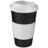 Americano® 350 ml tumbler with grip & spill-proof lid Czarny 21069611  thumbnail