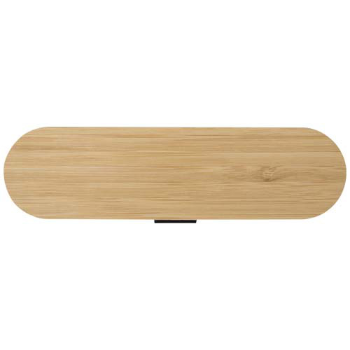 Runa zestaw sztućców z bambusową pokrywką Czarny 12636590 (2)