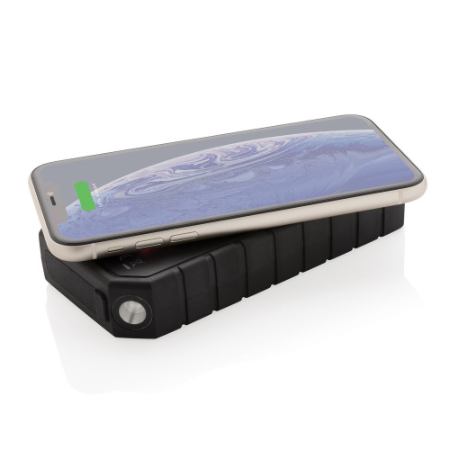Power bank 10000 mAh, ładowarka słoneczna Czarny P322.451 (2)