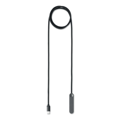 stojak na telefon z kablem USB-C o Czarny MO3192-03 (6)