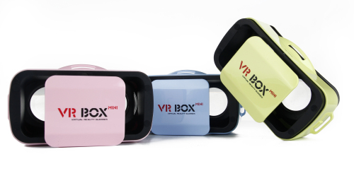 Okulary VR BOX MINI Różowy EG 022211 (2)