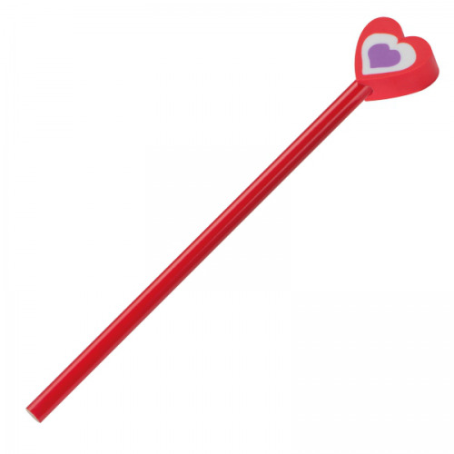 Ołówek z gumką GERTRUDA Czerwony 1062005 
