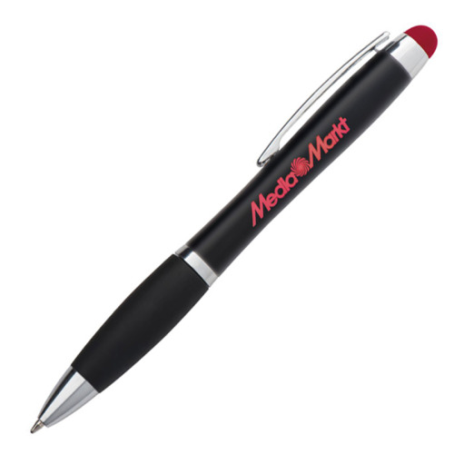 Długopis metalowy touch pen lighting logo LA NUCIA Czerwony 054005 (4)