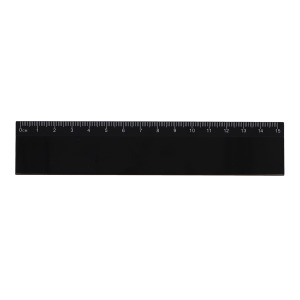 Linijka 15cm Czarny