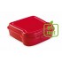 Pudełko śniadaniowe "kanapka" czerwony V9525-05 (2) thumbnail