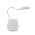 Lampka na biurko, głośnik bezprzewodowy 3W, stojak na telefon, pojemnik na przybory do pisania biały V0188-02 (9) thumbnail
