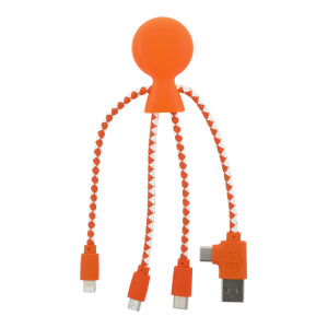 2081 | Xoopar Mr. Bio Charging cable Pomarańczowy