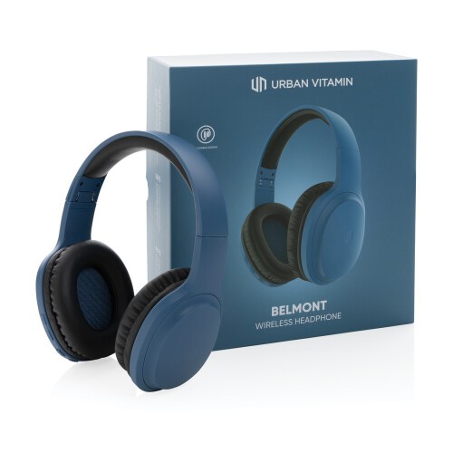 Bezprzewodowe słuchawki nauszne Urban Vitamin Belmond niebieski P329.765 (10)