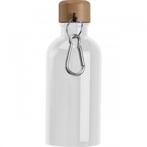 Butelka metalowa 400 ml MARILYN Biały 8497206 (5)