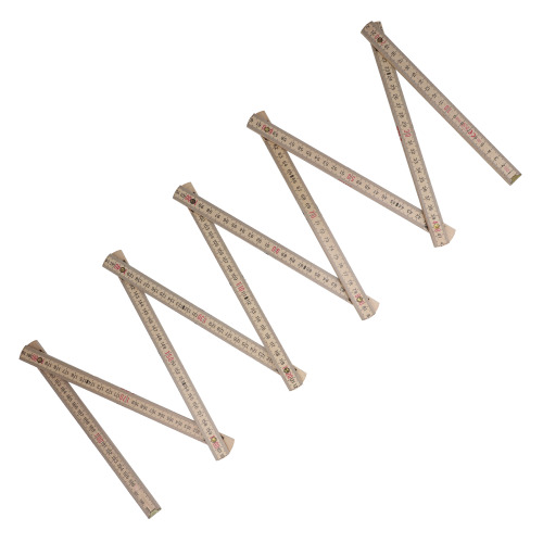 Składana linijka drewno 2m premium naturalna Drewniany LT91982-N0093 (5)