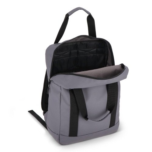 Plecak z powłoką PU, wykonany z materiału R-PET 600D, 27,5 x 12 x 37,5 cm, 12 l Szary LT95362-N0061 (4)