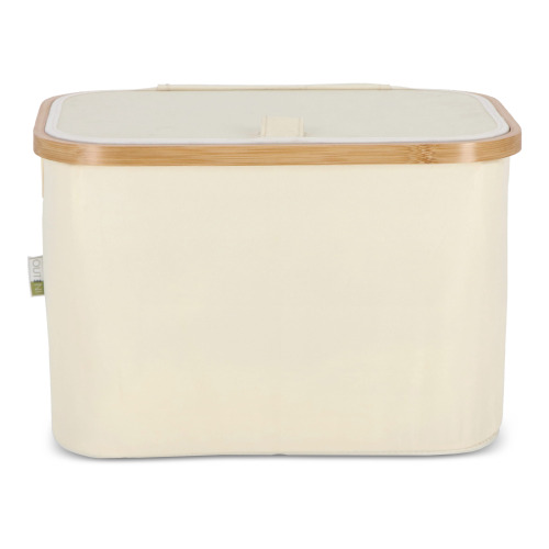 Składany kosz InSideOut z pokrywą Sogne 38 x 26 x 25cm rPET Ecru LT57103-N0054 