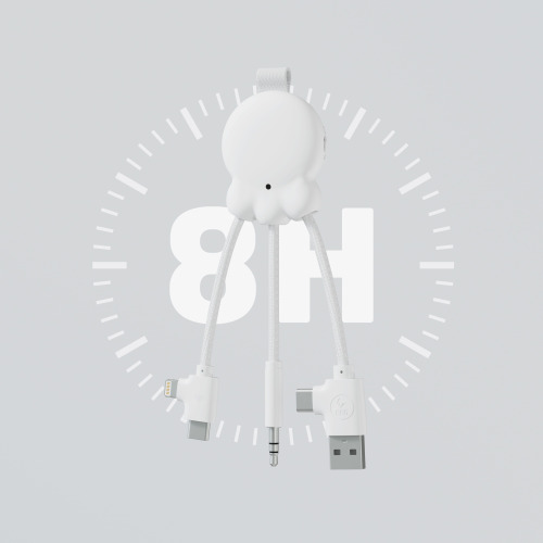 Nadajnik audio Xoopar OctopusFly Biały LT41316-N0001 (7)