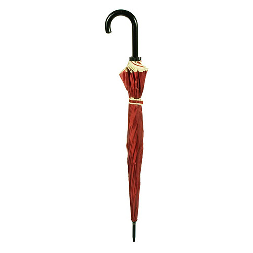 Parasol automatyczny z drewnianą rączką / Raynfall Bordowy IP35037554 