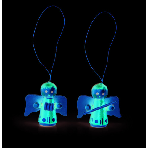 Drewniane ozdoby choinkowe,12 Czerwony CX1059-05 (5)