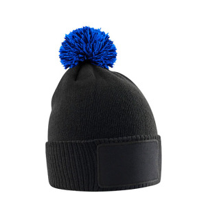 Dziecięca czapka beanie - Black & Classic Red