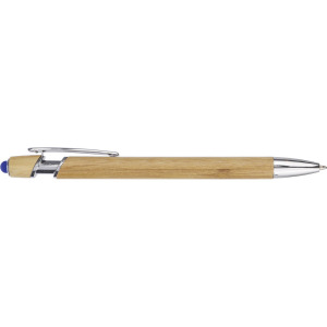 Bambusowy długopis, touch pen Granatowy