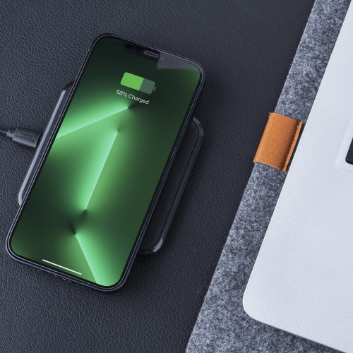 2259 | Xoopar Iné Wireless Fast Charger - Recycled Leather 15W Czarny LT41506-N0002 (3)