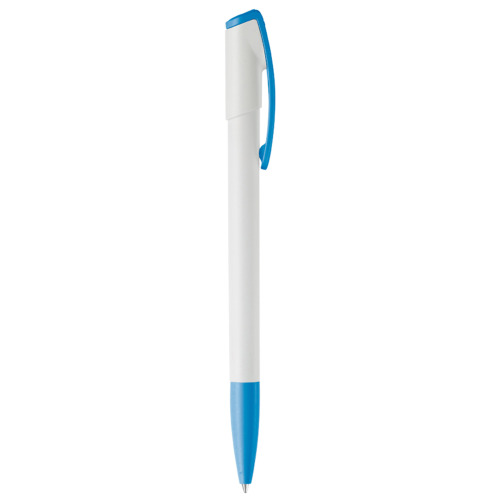 Długopis Deniro Biały / jasnoniebieski LT87951-N0112 (1)