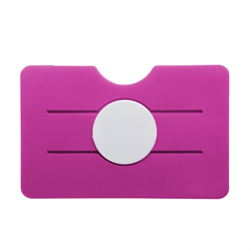 Uchwyt do telefonu, etui na karty kredytowe Fuksja V0318-31 (4)